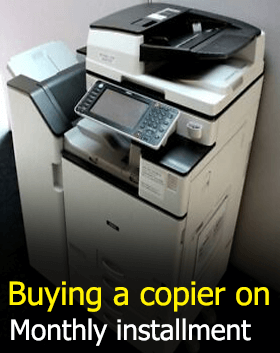 Buying a copier on monthly installment in Karachi
